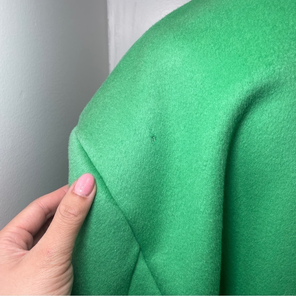 Blanca- The Adeline Coat Green Size Large Oversized Wool Winter Staple Fashion - Picture 15 of 15
